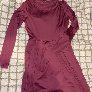 Long Sleeve Dress With Pockets